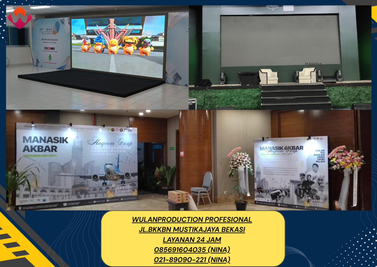 Sewa BACKDROP Photo Booth dan Led Frame Ciledug