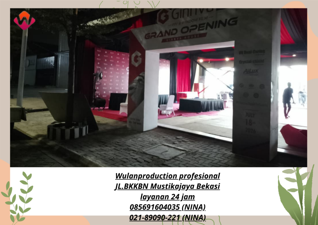 Sewa GATE Custom Event Ginza House PIK 2 Tangerang
