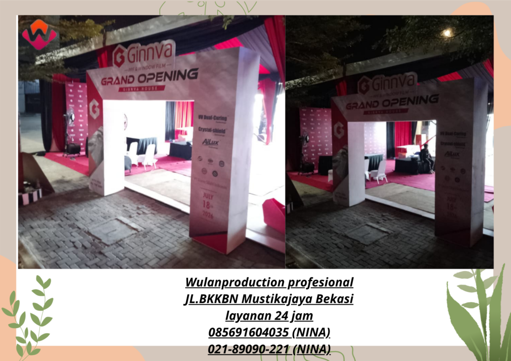 Sewa GATE Custom Event Ginza House PIK 2 Tangerang