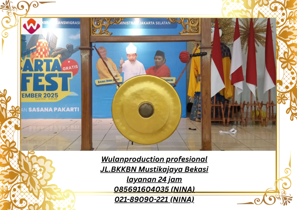 Sewa GONG Peresmian kaki Ukir Jakarta
