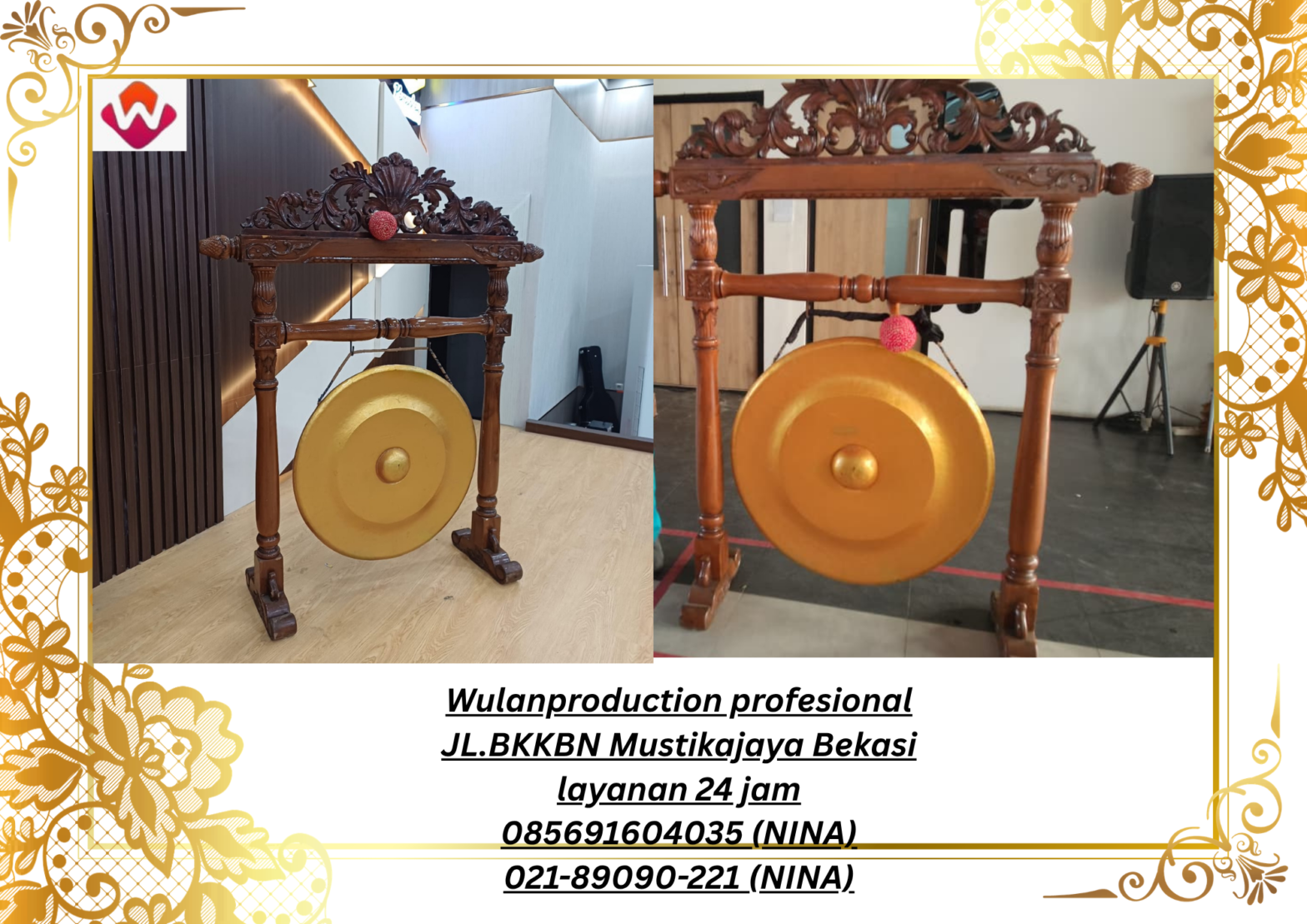 Sewa GONG Peresmian kaki Ukir Jakarta