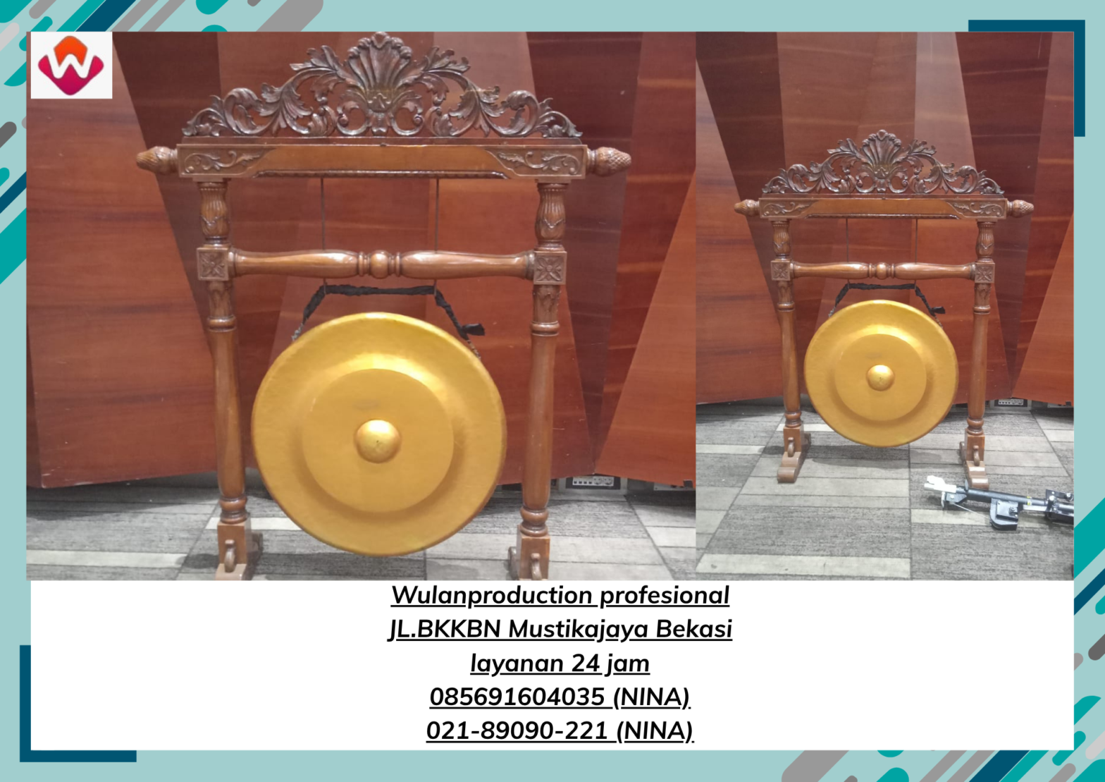 Sewa GONG Standing Ukir Event Surya Cipta Bandung