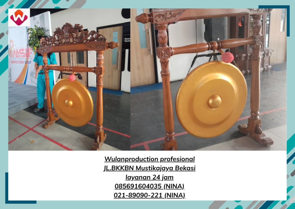 Sewa GONG Standing Ukir Event Surya Cipta Bandung