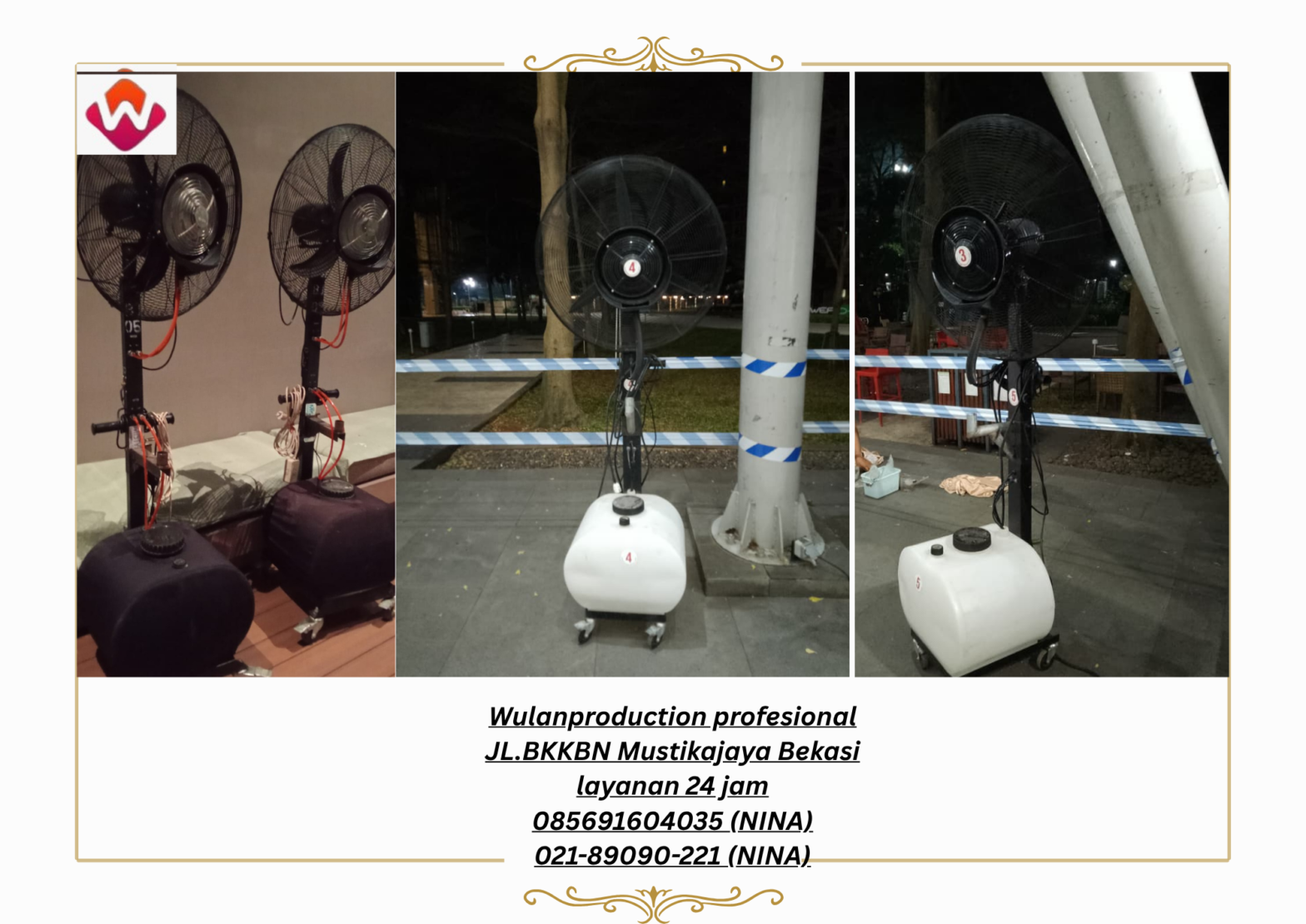 Sewa KIPAS MISTY FAN dan MISTY COOL Cikarang