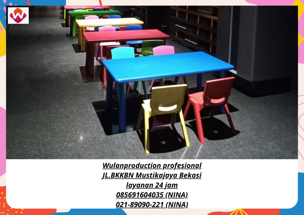 Sewa KURSI MEJA Anak Aneka Warna Bandung