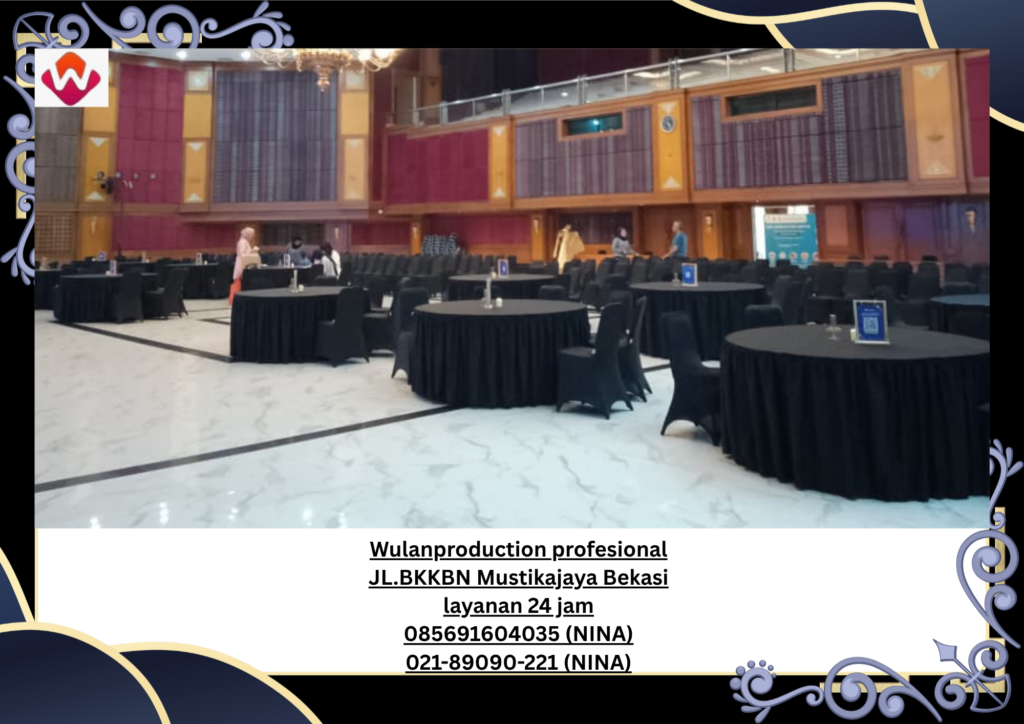 Sewa MEJA Bundar KURSI FUTURA Event Kemensos Jakarta