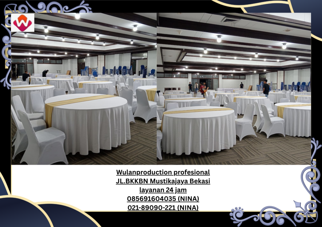 Sewa MEJA Bundar KURSI FUTURA Event Kemensos Jakarta