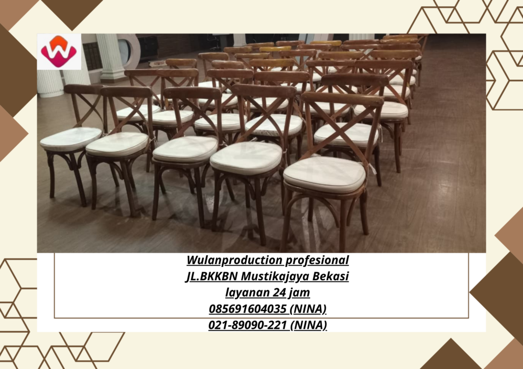 Sewa MEJA GUBUKAN KURSI CROSSBACK MEJA BULAT Bekasi
