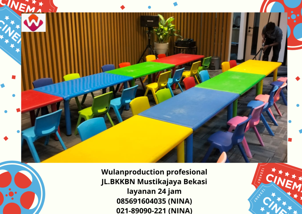 Sewa MEJA KURSI ANAK Aneka Warna Area Bandung