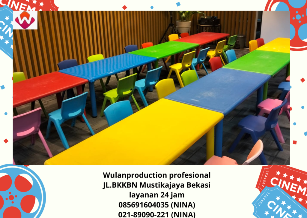 Sewa MEJA KURSI ANAK Aneka Warna Area Bandung