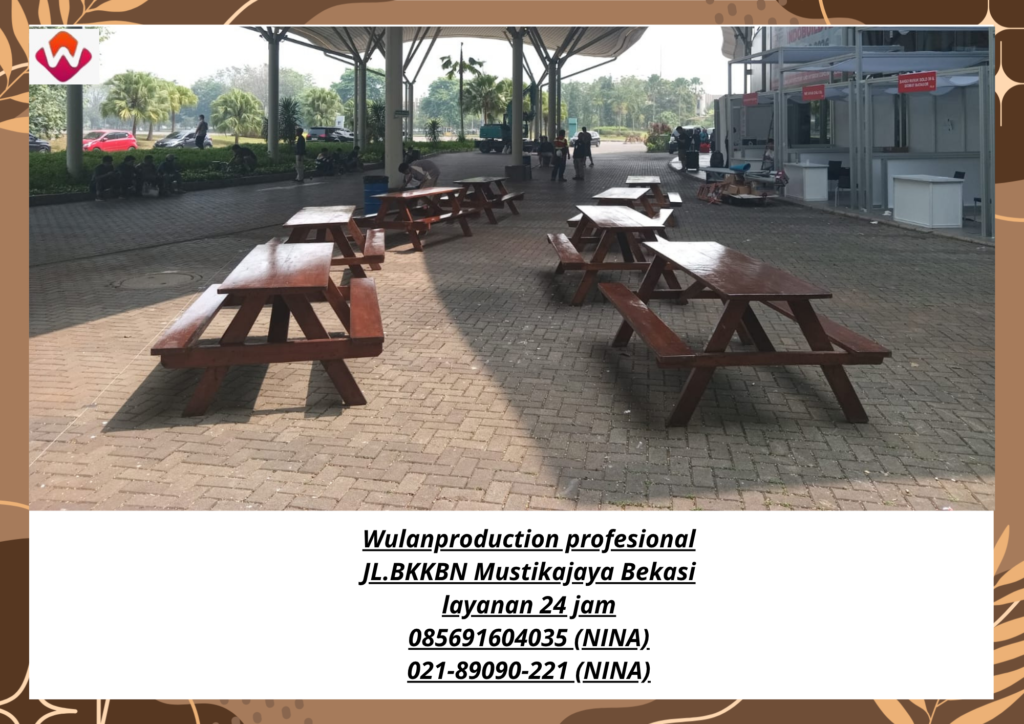 Sewa MEJA Taman 2in1 ice BSD City