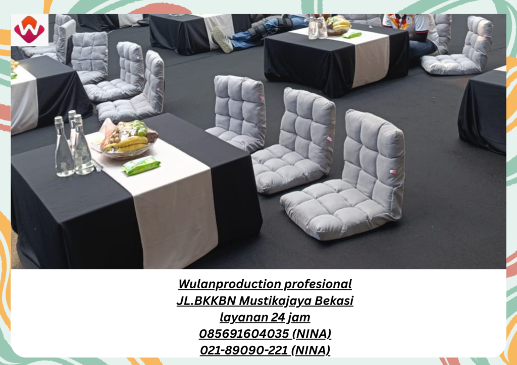 Sewa MEJA dan SOFA Lesehan Jakarta Pusat