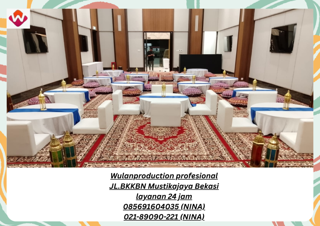 Sewa MEJA dan SOFA Lesehan Jakarta Pusat