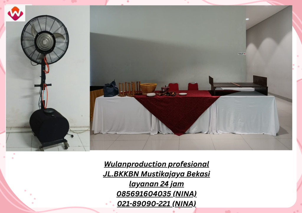 Sewa MISTYFAN RUNNER MERAH Event Alire Sajian Nusantara Ceger Jakarta Timur