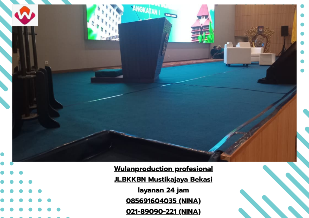 Sewa PANGGUNG FLOORING BACKDROP Bintaro Tangerang Selatan