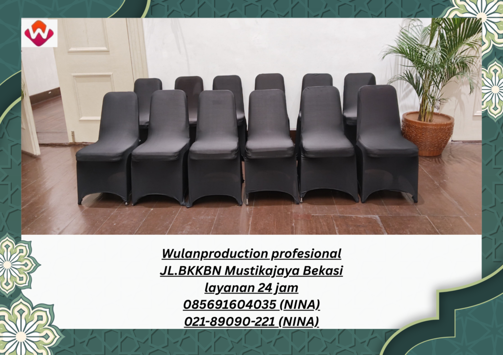 Sewa SARUNG KURSI HITAM Jakarta