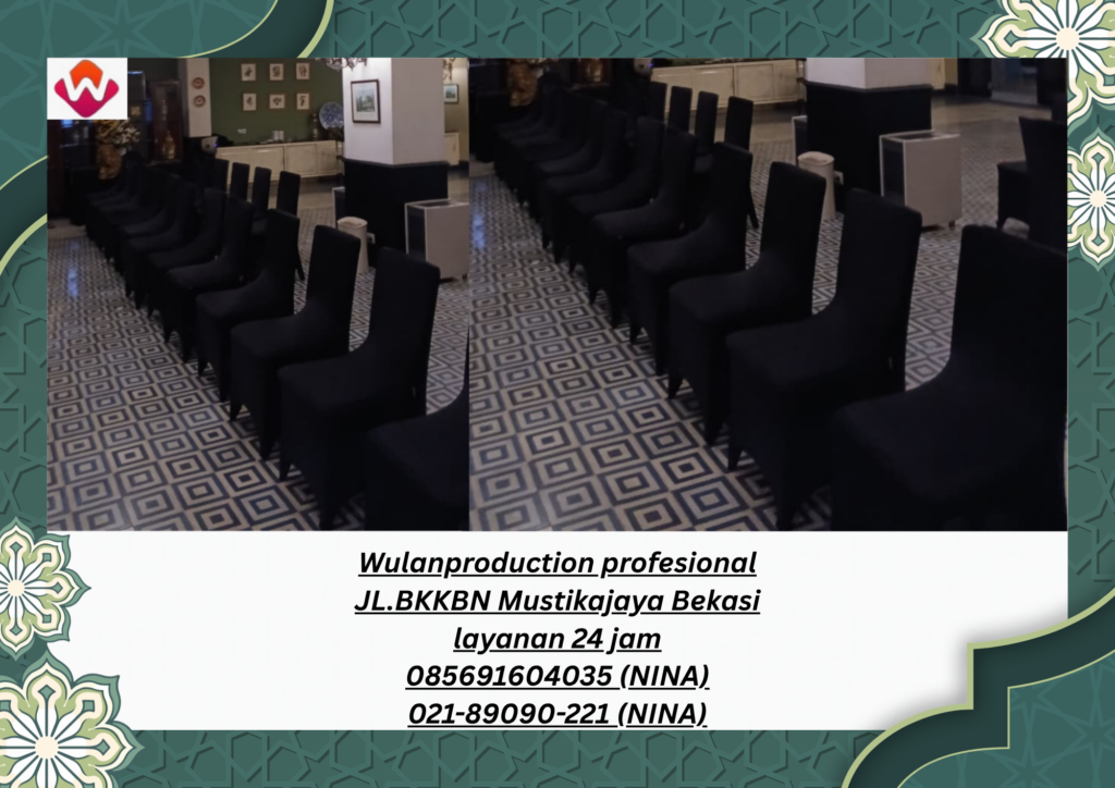 Sewa SARUNG KURSI HITAM Jakarta