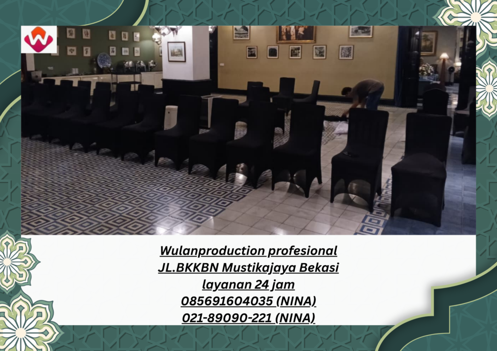 Sewa SARUNG KURSI HITAM Jakarta