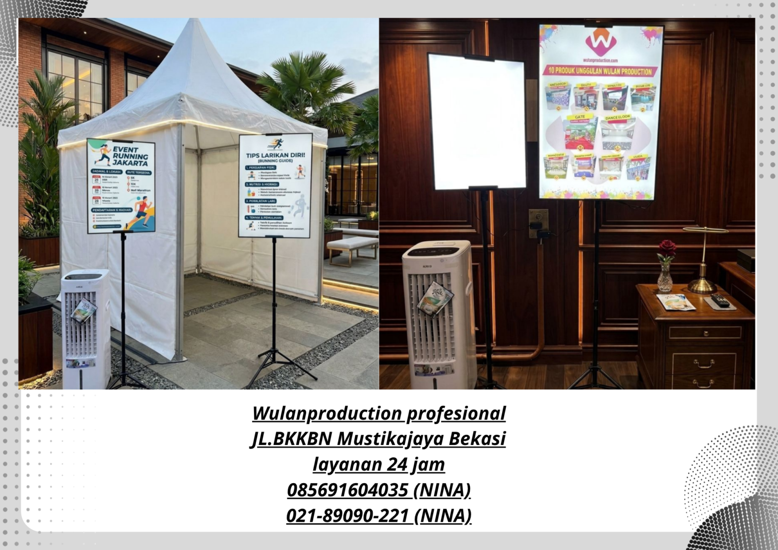 Sewa SLIM LIGHT BOX Area Jakarta Bekasi Depok