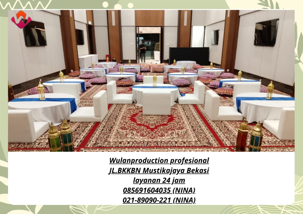 Sewa SOFA Lesehan Putih Area Pondok Gede Rawa Indah II