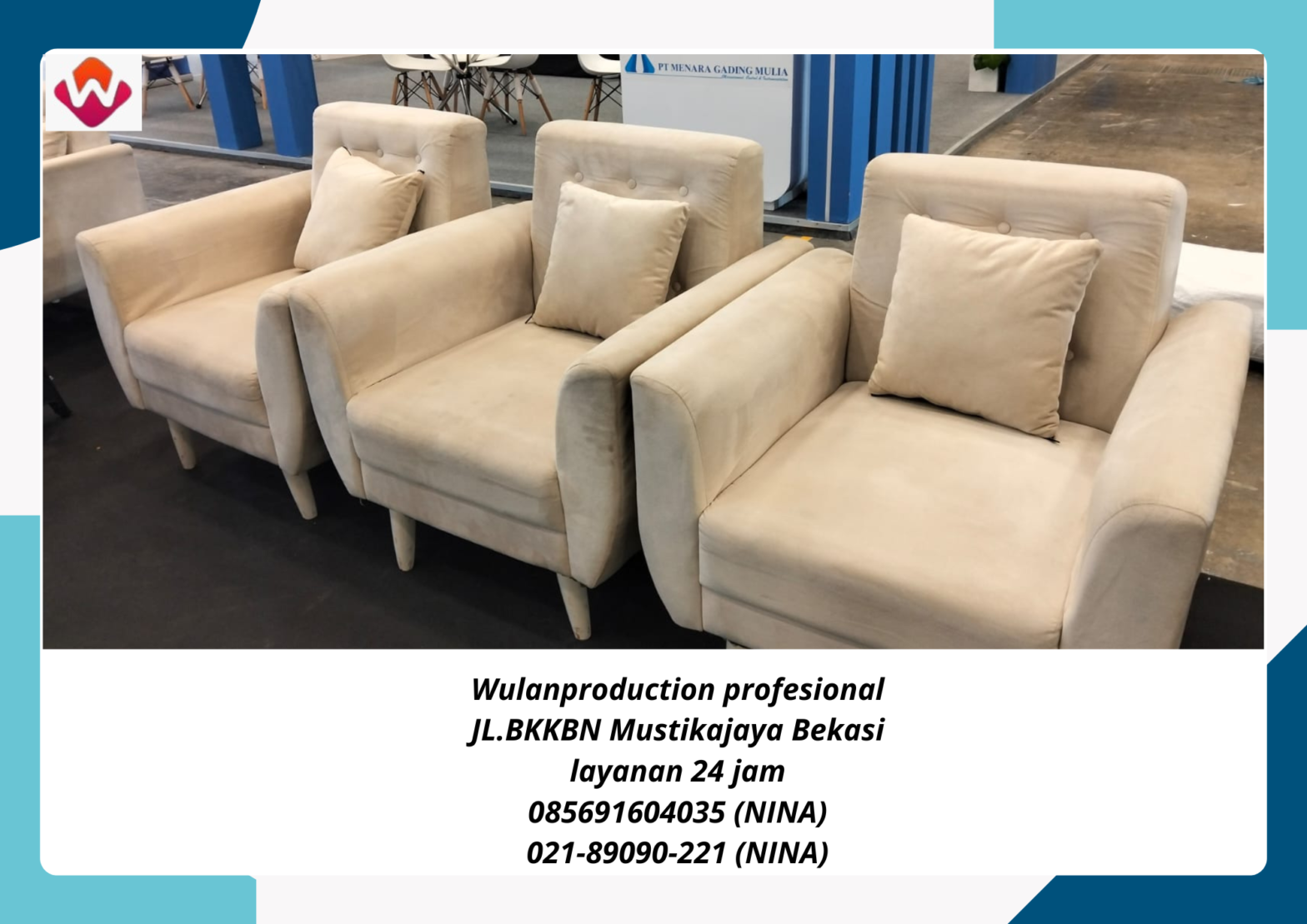 Sewa SOFA RETRO Jakarta Bekasi