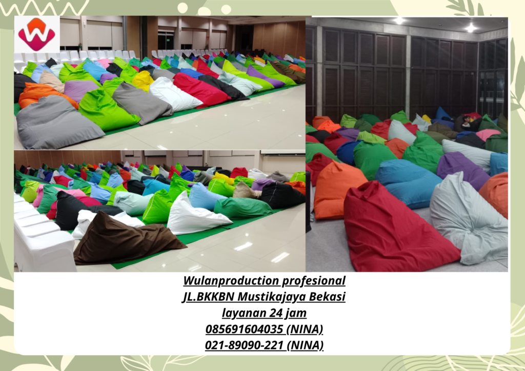 Sewa TENDA RODER Lengkap BEANBAG Aneka Ukuran Jakarta