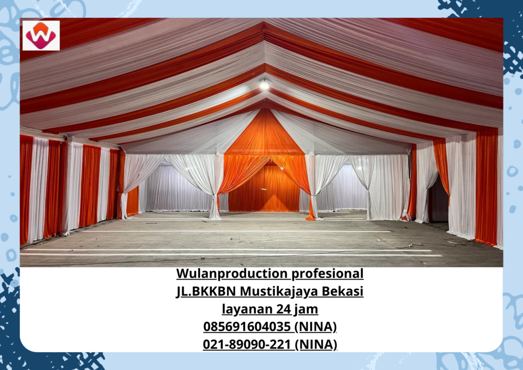 Sewa TENDA RODER Merah Putih Bogor