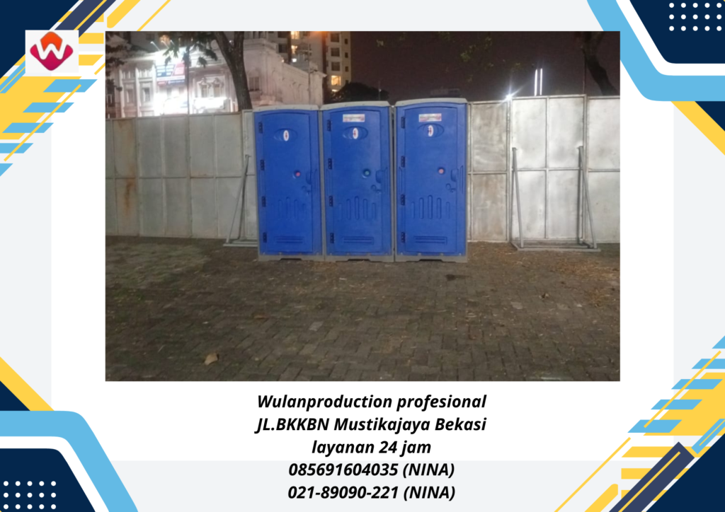 Sewa TOILET PORTABLE Plastik HDPE Jakarta