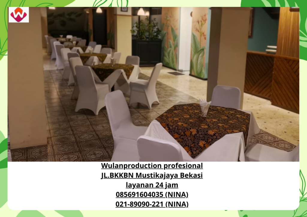 Rental ALAT CATERING KURSI COVER KETAT TAPLAK TEBAR Menteng