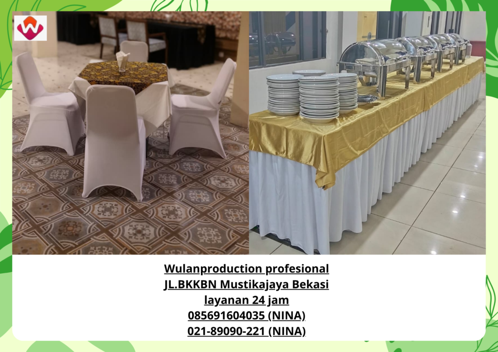 Rental ALAT CATERING KURSI COVER KETAT TAPLAK TEBAR Menteng