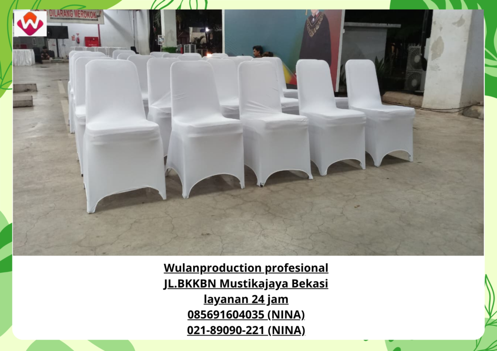Rental ALAT CATERING KURSI COVER KETAT TAPLAK TEBAR Menteng
