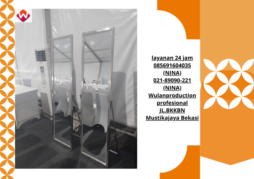 Rental CERMIN RIAS Stainless Jakarta