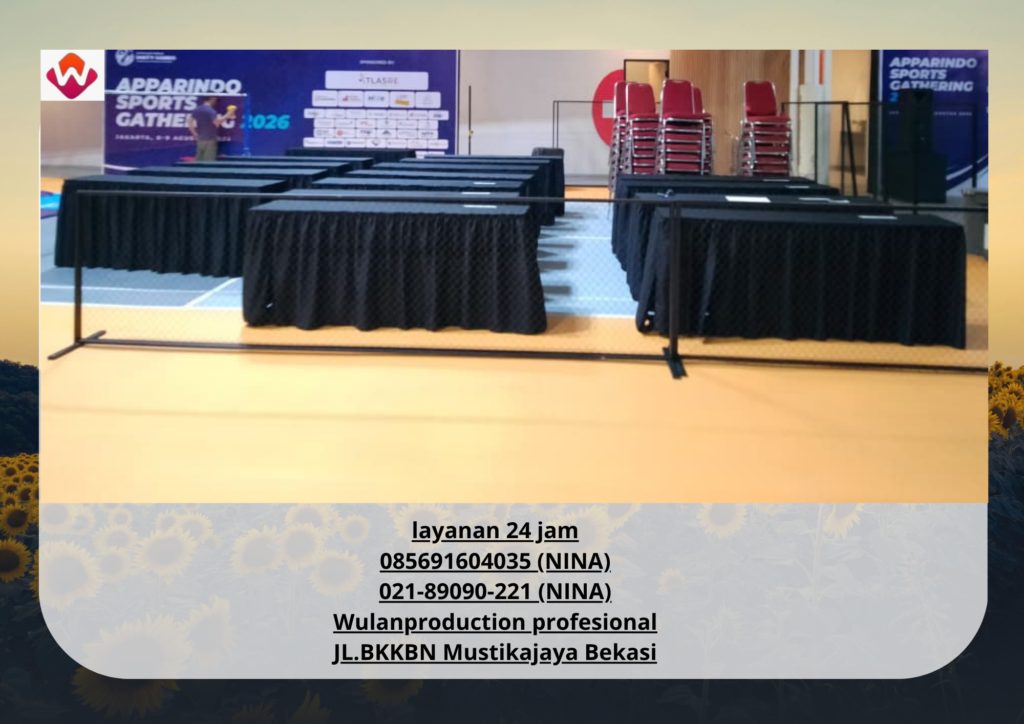 Rental MEJA IBM Cover Rumbai Hitam Jakarta Selatan 