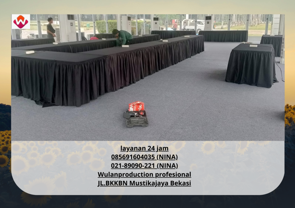 Rental MEJA IBM Cover Rumbai Hitam Jakarta Selatan 