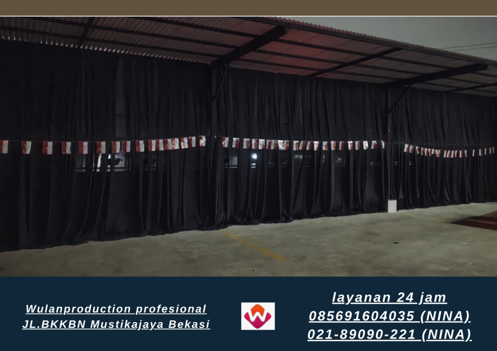 Sewa KAIN TIRAI Penutup Dinding LRT Jatimulya Office