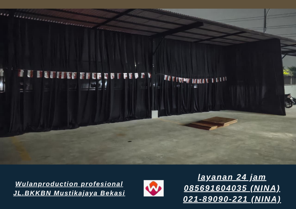 Sewa KAIN TIRAI Penutup Dinding LRT Jatimulya Office