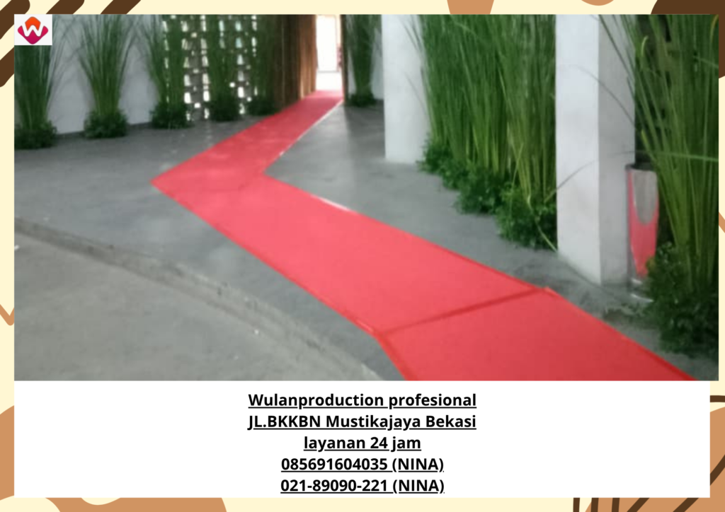 Sewa KARPET BUANA MERAH Indonesia Arena Senayan Jakarta
