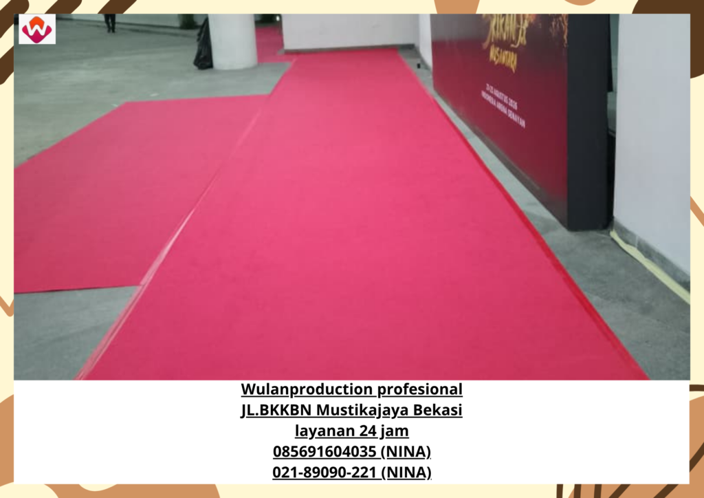 Sewa KARPET BUANA MERAH Indonesia Arena Senayan Jakarta