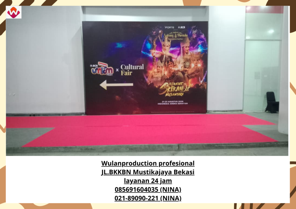 Sewa KARPET BUANA MERAH Indonesia Arena Senayan Jakarta