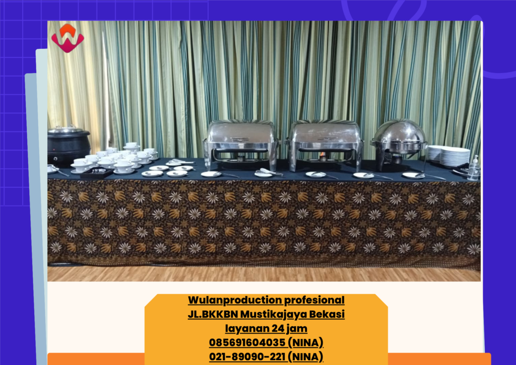 Sewa MEJA IBM Dan KURSI Cover Hitam ALAT CATERING Jakarta