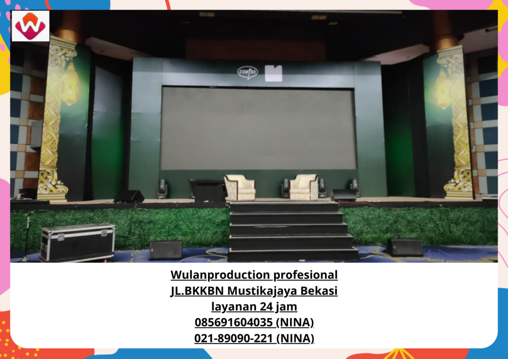 Sewa PANGGUNG Dan BACKDROP Ukuran Menyesuaikan Kebutuhan Bogor