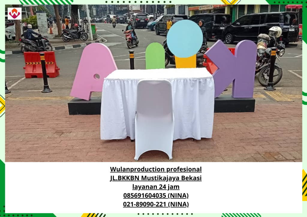 Rental KURSI Dan MEJA COVER PUTIH Jakarta Pusat (No.Hp 085691604035 / 021-89090-221)