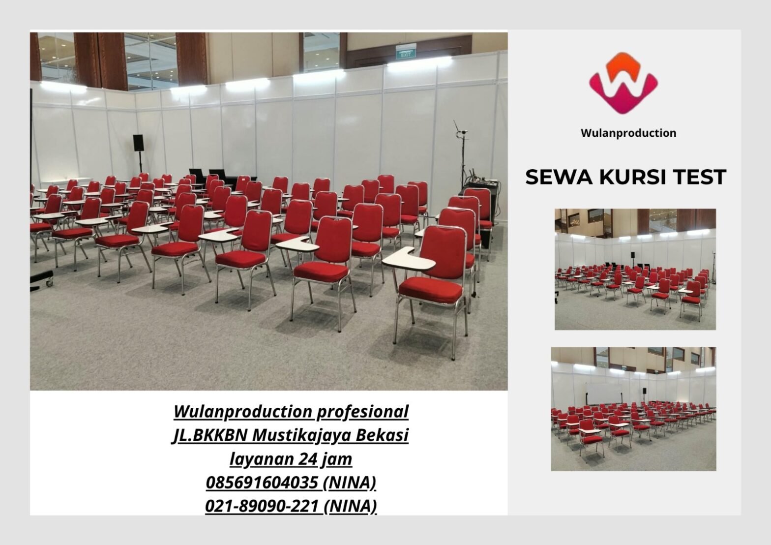 Rental KURSI FUTURA TEST Jakarta Pusat (NO.HP 085691604035 / 021-89090-221)