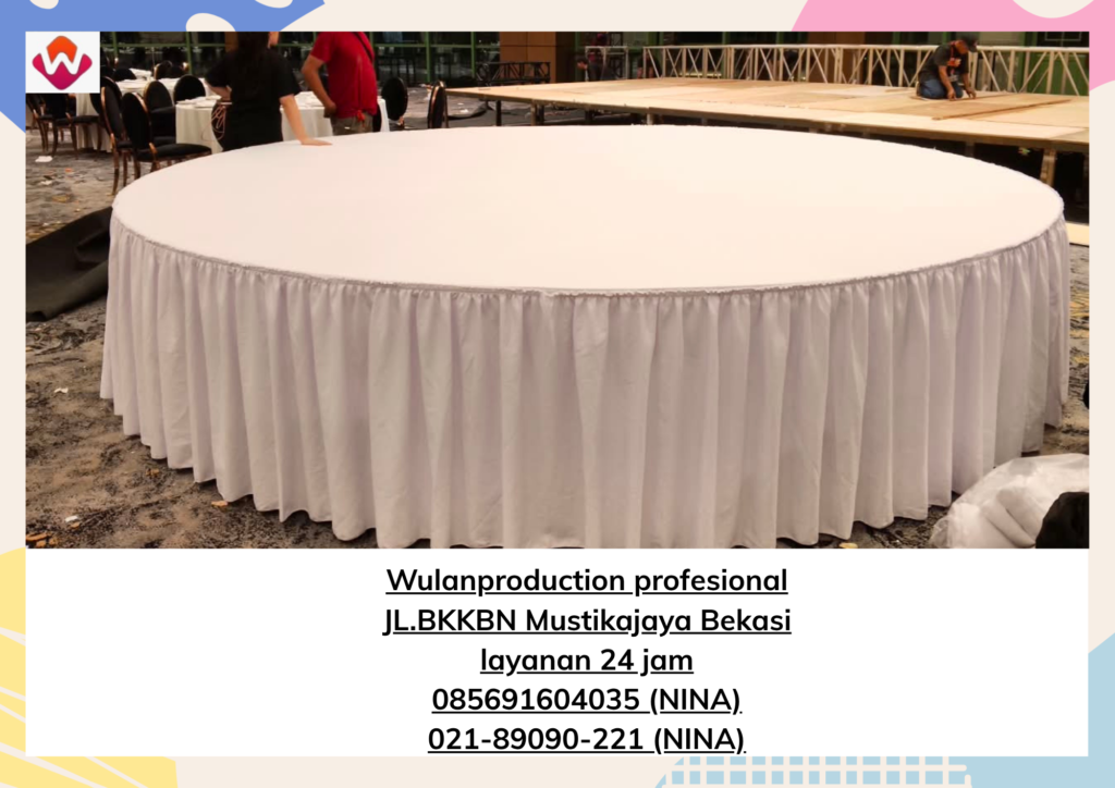 Rental ROUND TABLE Kebon Sirih Jakarta