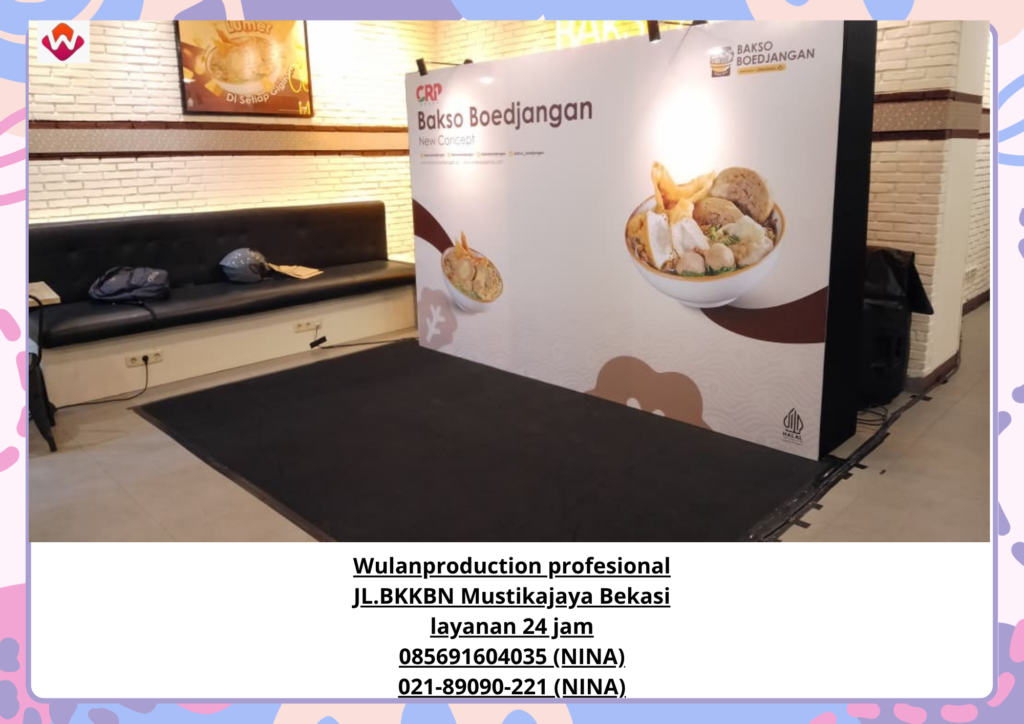 Sewa BACKDROP PHOTO BOOTH KARPET Cileungsi Bogor