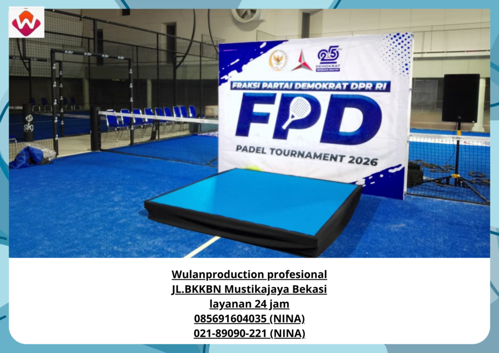 Sewa BACKDROP dan PANGGUNG KARPET BIRU Jakarta Selatan (No.HP 085691604035 / 021-89090-221)