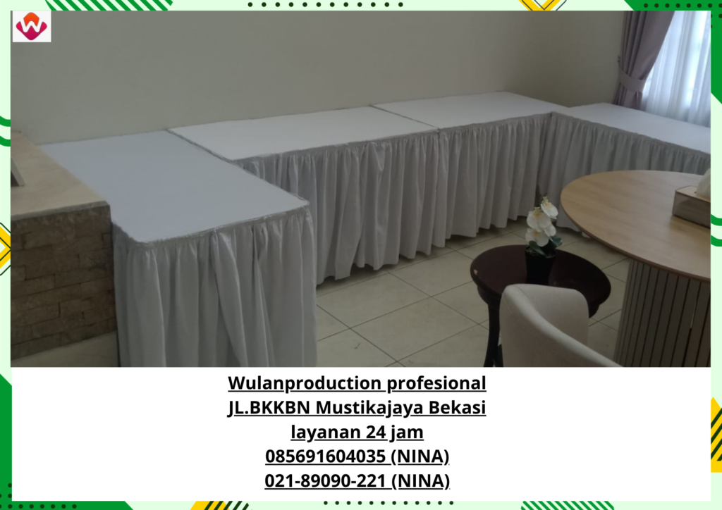 Sewa MEJA BULAT MEJA KOTAK KURSI FUTURA Cover Putih Jakarta (No.HP 085691604035 / 021-89090-221)