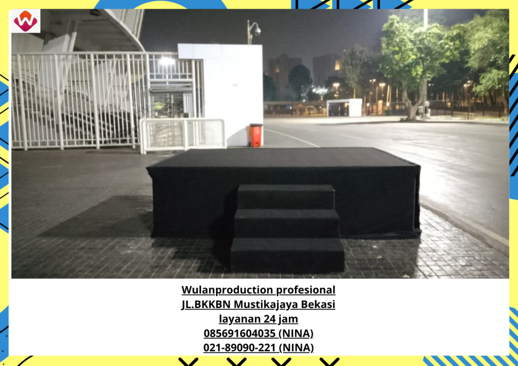 Sewa PANGGUNG OUTDOOR KARPET HITAM Jakarta (NO.HP 085691604035 / 021-89090-221)