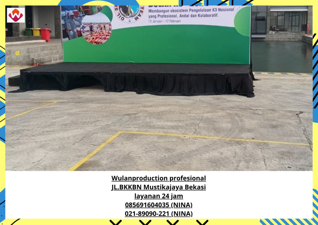 Sewa PANGGUNG OUTDOOR KARPET HITAM Jakarta (NO.HP 085691604035 / 021-89090-221)