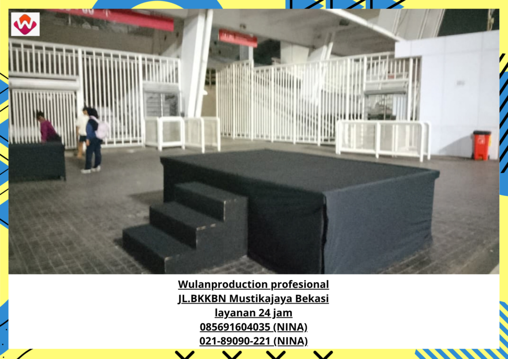 Sewa PANGGUNG OUTDOOR KARPET HITAM Jakarta (NO.HP 085691604035 / 021-89090-221)